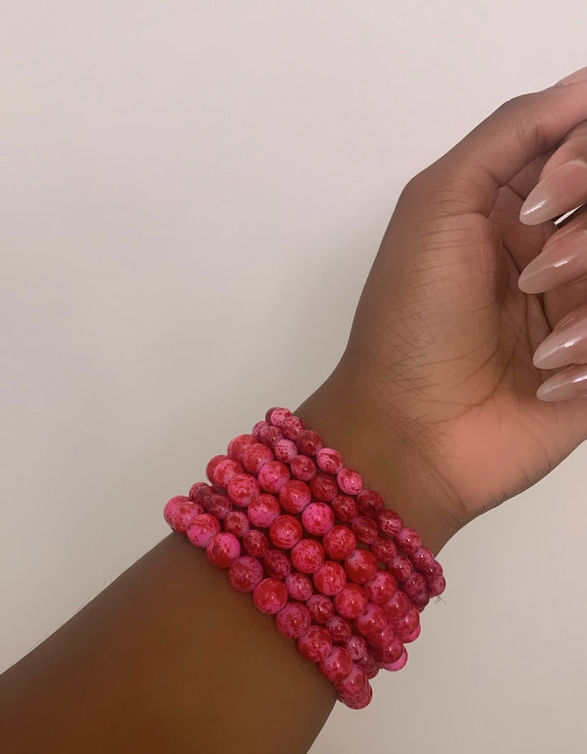 Pink Bracelet Stack