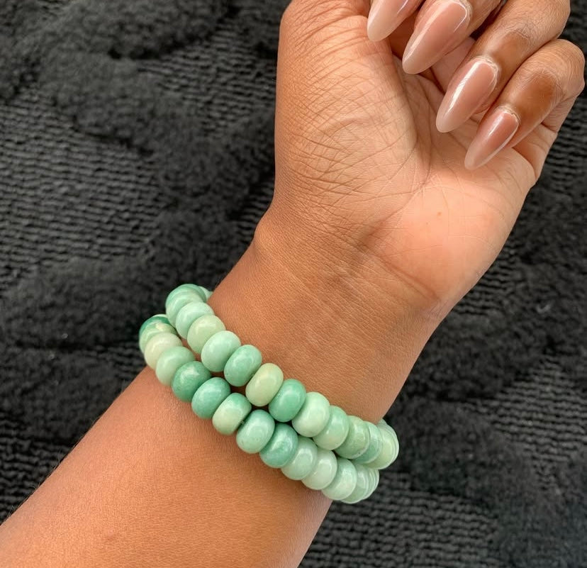 green bracelet set
